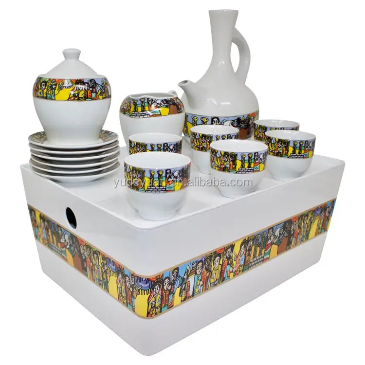 Traditional Ethiopian Tea Set