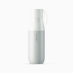 AXLM UV-C smart self-cleaning bottle in white, front view